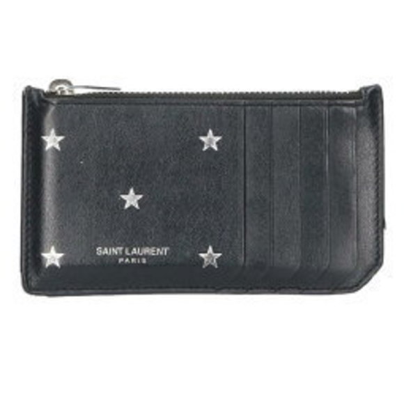 Saint Laurent Paris Star Leather Case Black - Picture 1 of 3